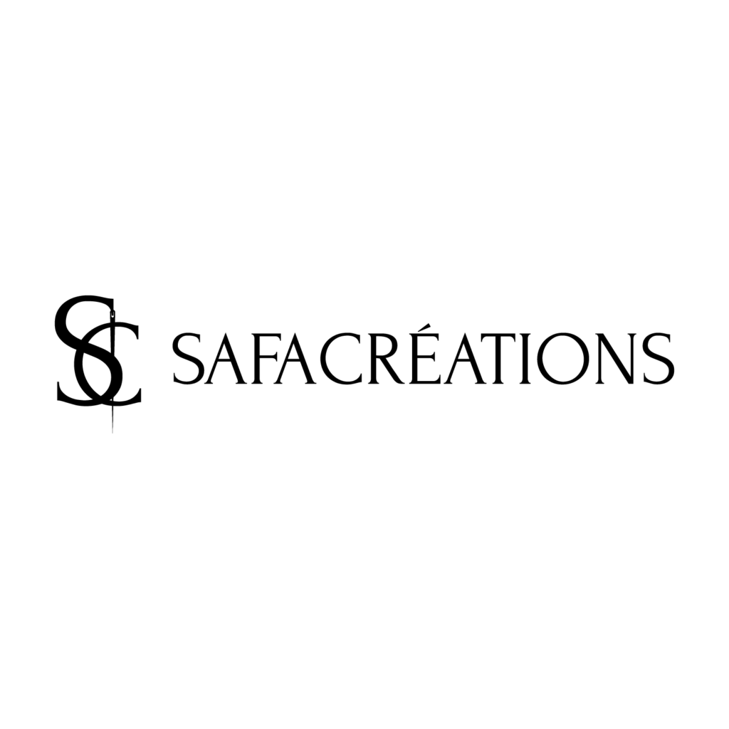 Logo de Safacréations, maison de haute couture spécialisée dans la création de caftans marocains